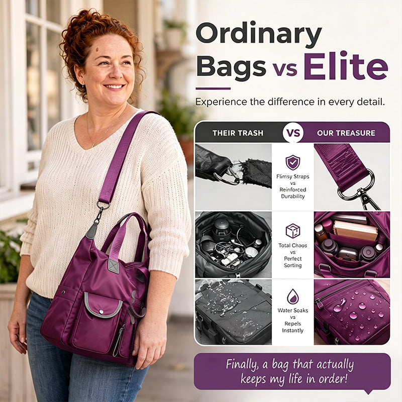 👜 LIMITED-TIME 50% OFF! 💐 Large Capacity Waterproof Tote Bag for Women