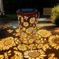 🔥SPECIAL OFFER 49% OFF-🌞Colorful solar-powered garden lantern with sunflower motif