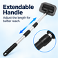 🥳2026 HOT SALE🥳💞50K+ SOLD! 🧲🌀 50% OFF! Dual Magnetic Car Window Cleaner – cleans both sides in one pass, extendable handle & reusable microfiber cloths. Streak-free glass, inside & out! 🚗✨