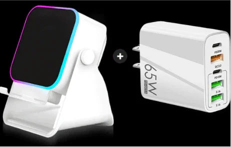 🔥Limited 50% discount!🔥 5-in-1 wireless Bluetooth speaker with induction function and adjustable cell phone holder