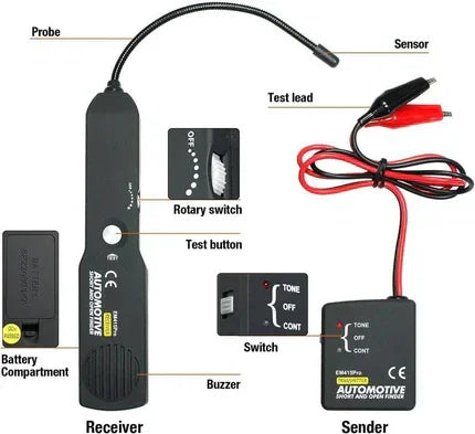 🚗LAST DAY SALE 50% OFF🔥Electrical open and short circuit detector for cars