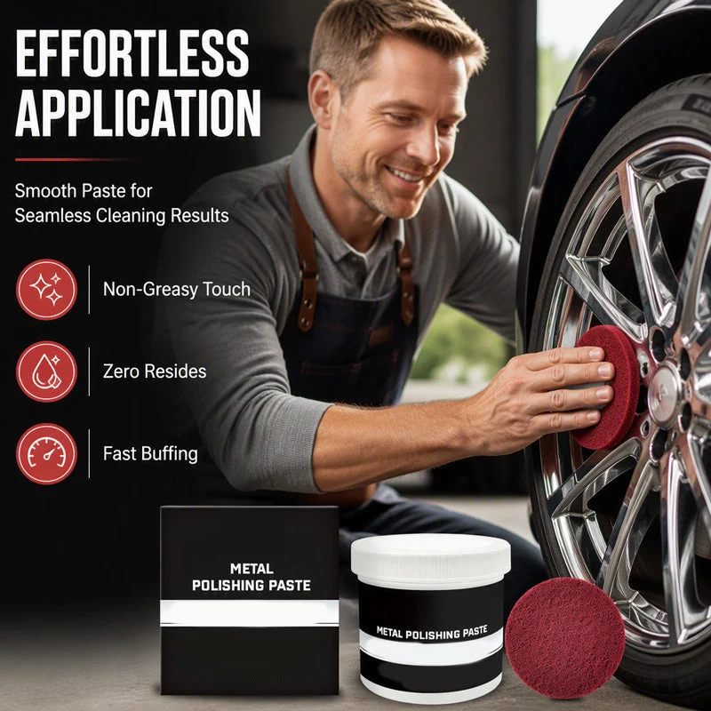 ✨ LIMITED‑TIME 50% OFF! ⚡ All‑in‑One Metal Polishing Paste Kit – Scratch‑Removal, Easy‑Apply, Reusable Pad 🪙