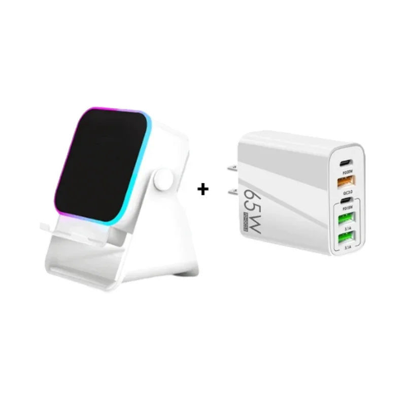 🔥Limited 50% discount!🔥 5-in-1 wireless Bluetooth speaker with induction function and adjustable cell phone holder