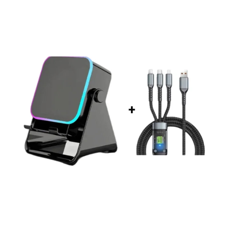 🔥Limited 50% discount!🔥 5-in-1 wireless Bluetooth speaker with induction function and adjustable cell phone holder