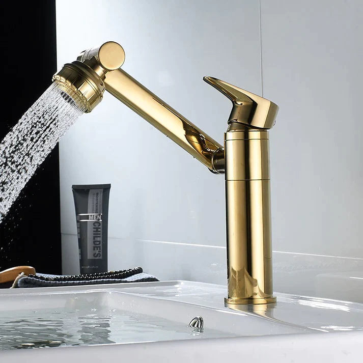 🎁Hot Sale 50% OFF⏳Single Hole Hot And Cold Water Faucet Universal Swivel Basin Faucet