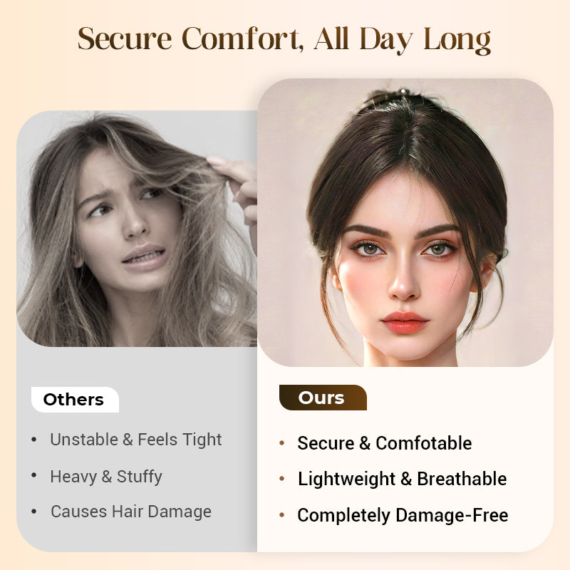 🥳2026 HOT SALE💞50K+ SOLD!✨Partial Bangs Hair Piece