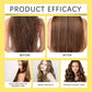 Before and after hair care results, showing smoother, softer, manageable, and shiny hair.