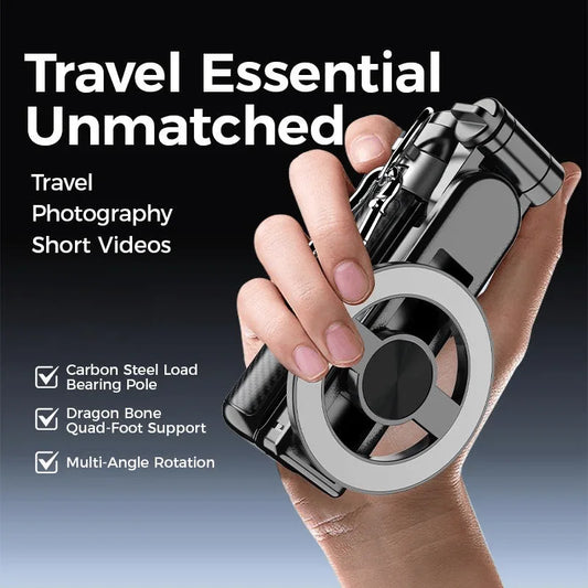 📸🔥 Last Day 50% OFF🌟4-in-1 Magnetic Selfie Stick-360° Rotation & Portable Tripod✅