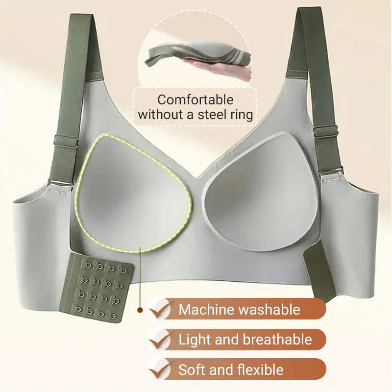 Body shaping, breast enhancement, lifting, anti-sagging, wire-free push-up bra
