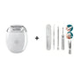 White electric ear cleaning device with metal earwax removal tool kit, clarioy home electronics