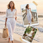 🌸New arrival 40% OFF!🏖️Women's Elastic Waist Cotton Linen Casual Pants