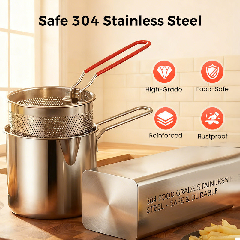 🔥LAST DAY SALE 50% OFF🎁304 Stainless Steel Multifuntional Fryer