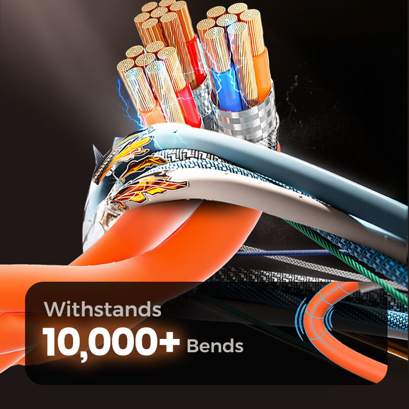 ⌛limited-time 50% off🔥120W 3 in 1 Rotating Elbow Fast Charging Data Cable⚡