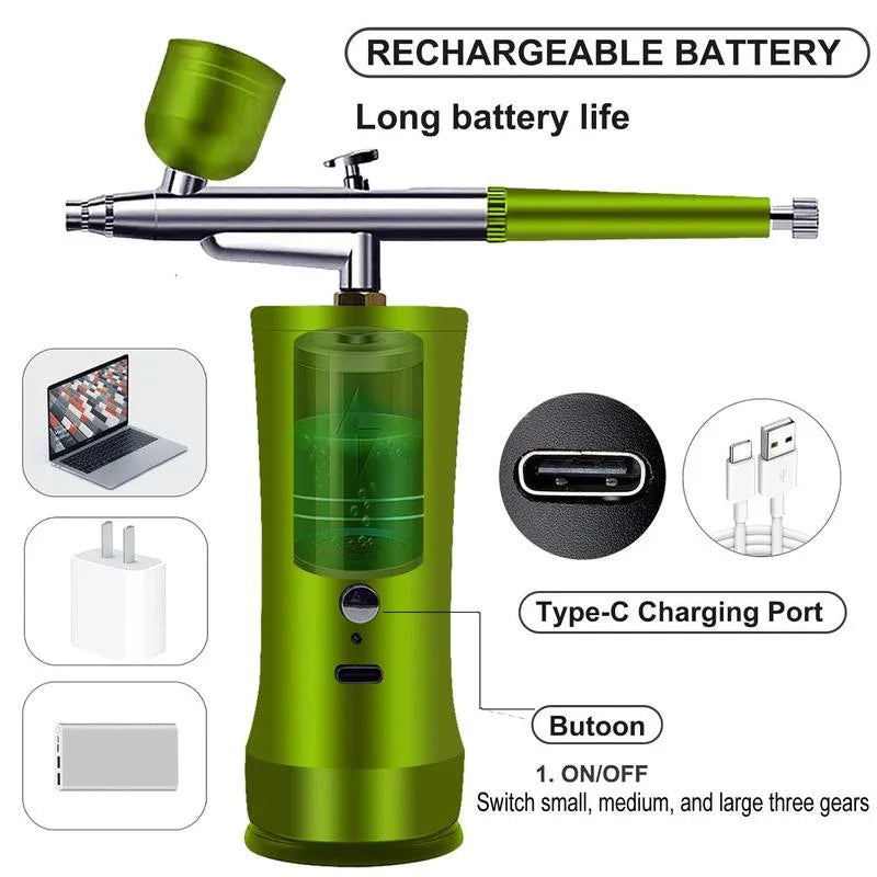⏳Time-Limited Special⏰Electric Airbrush Kit with Compressor