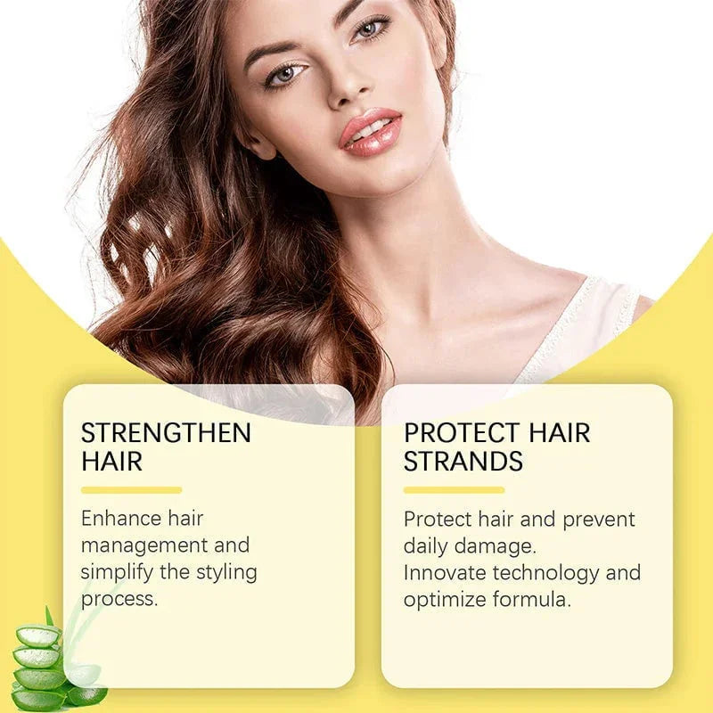 Woman with healthy, shiny brown hair highlighting hair care benefits, clarioy premium products