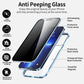 ✨ LAST DAY SALE 50% OFF ✨Magnetic iPhone case with privacy glass and metal frame
