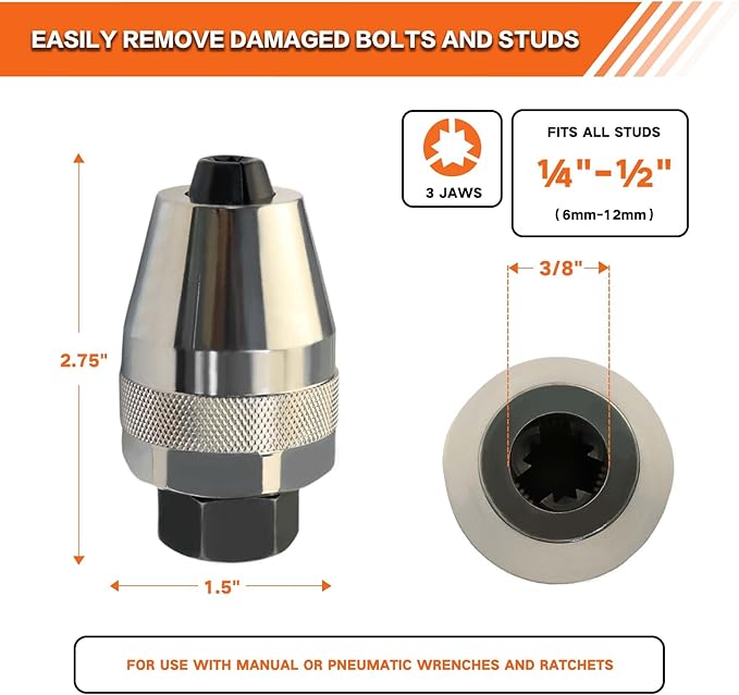 🔥Hot Sale 50% OFF🔥Damaged Bolt and Stud Extractor Tool - clarioy