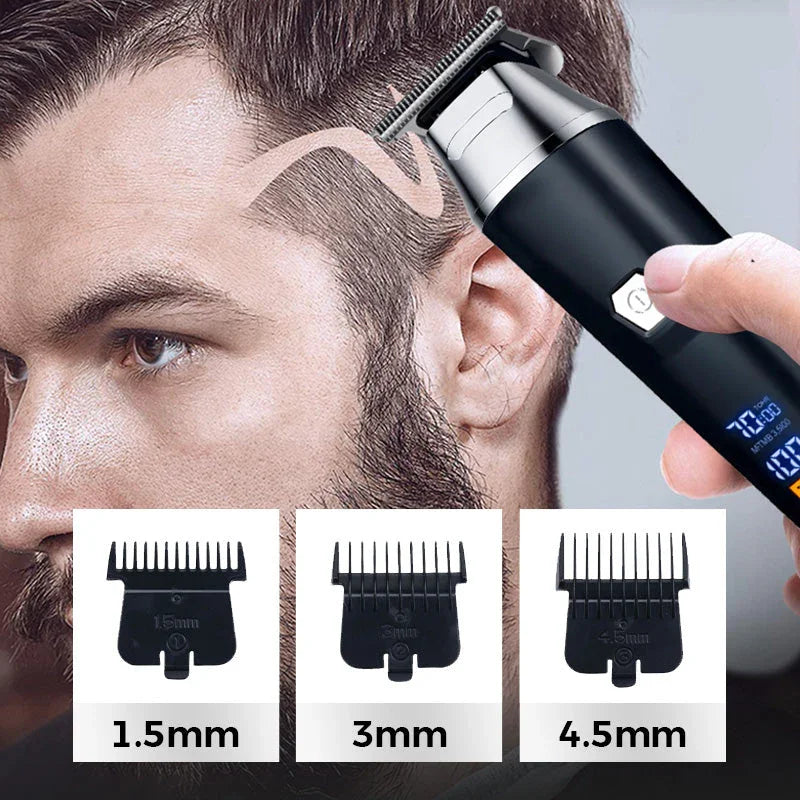 💎 50% OFF! 💎 Household Digital Display Electric Hair Clipper Set – Professional Precision, Rechargeable & Ultra-Quiet ✂️🔋