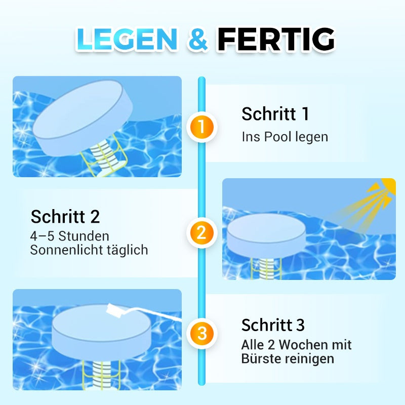 🔥Hot Seller🔥Solar Pool Ionizer For Crystal Clear Water💥Limited-Time Offer⏳