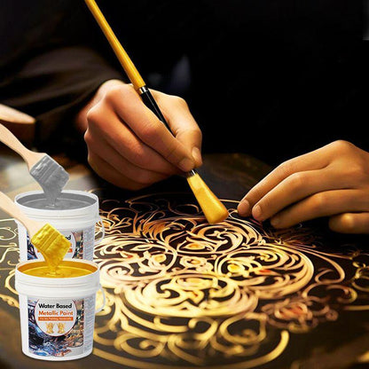 🔥HOT SALE 50% OFF🔥Water Based Gold Leaf Paint For Art, Painting, Handcrafts - clarioy