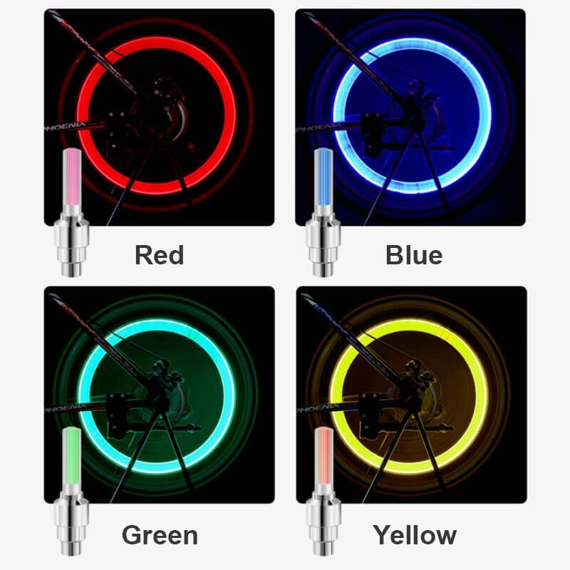 🔥Buy 1 Free 1🔥Waterproof Led Wheel Lights(Universal for cars, motorcycles, and bicycles)