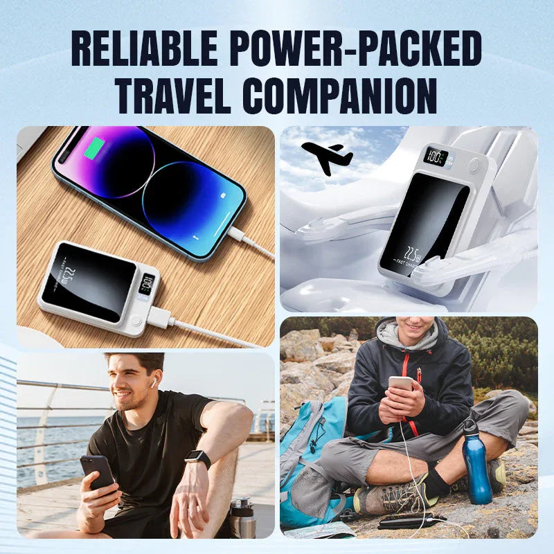 Clarioy portable power bank charging devices for travel, outdoor, and everyday use.