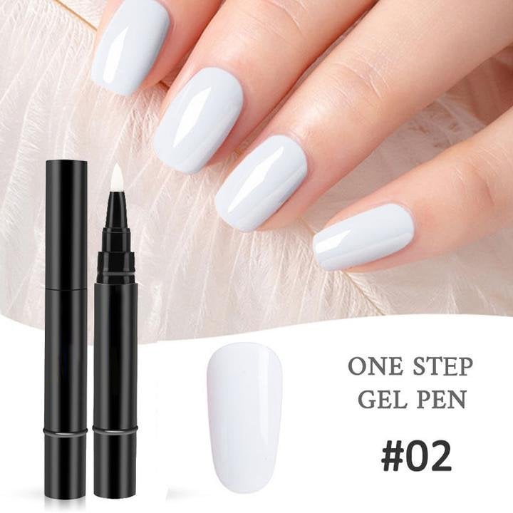 💅 Limited Time Buy 1 Get 1 Free ✨One Step Nail Gel Pen🎨Free handheld mini UV nail lamp💡