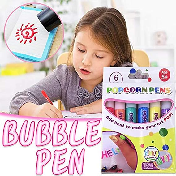 📢📢Buy 1 Get 1 Free !! ⏰Magic Pen – Draw 3D with one stroke!🎄 DIY Bubble Popcorn Drawing Pens