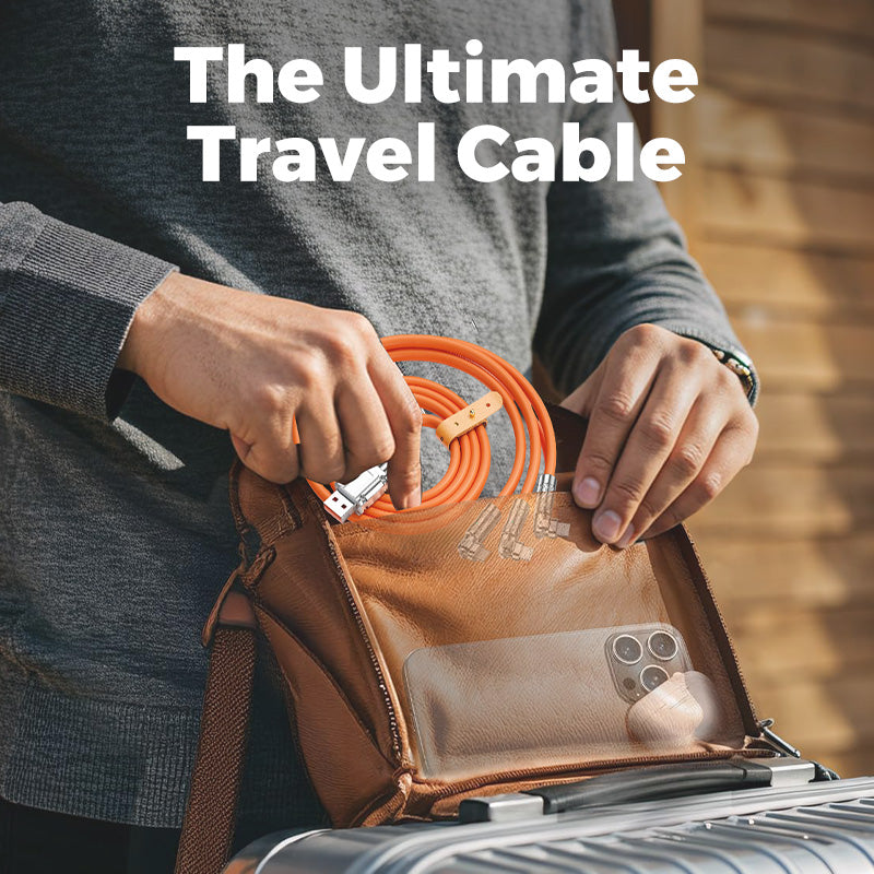 ⌛limited-time 50% off🔥120W 3 in 1 Rotating Elbow Fast Charging Data Cable⚡