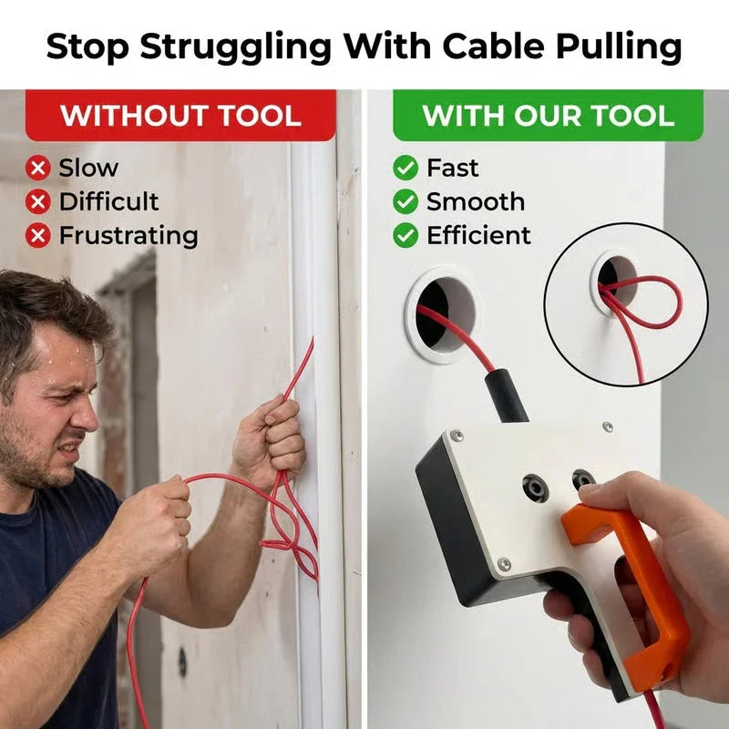 🔧 50% OFF NOW! ⚡ Efficient Cable Pulling Tool – Easy Wiring, Wide Compatibility & Durable Build 🛠️