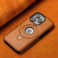 Full Leather Shockproof Magnetic Case for iPhone - clarioy