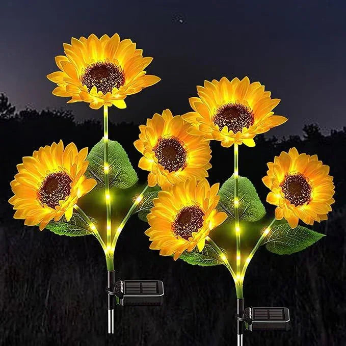 ⏰🔥LIMITED-TIME 50% OFF! 🌻 Sunflower Solar Lights – Auto On/Off, 14H Glow & IP65 Waterproof, Perfect for Garden & Patio ✨☀️