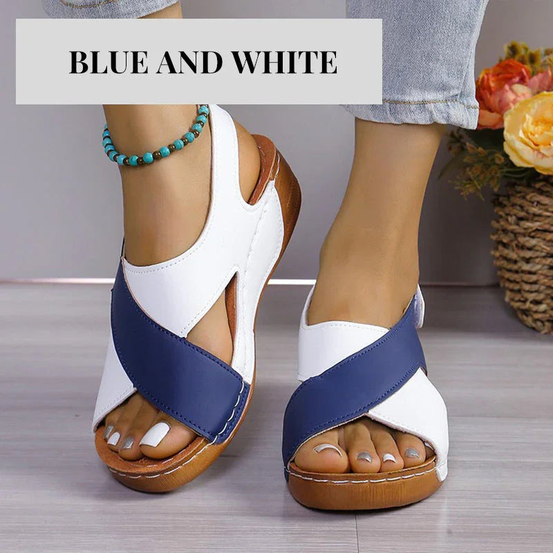 ⏰🔥LIMITED TIME 50% OFF!🔥50K+ SOLD!Ultra-Comfortable Orthopaedic Sandals with Slanted Heel