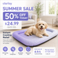 🐶🐱❄️Cooling Gel Mat for Pets Summer Heat Relief Pad Breathable Non-Toxic Cool Sleeping Mat for Dogs Cats