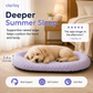 🐶🐱❄️Cooling Gel Mat for Pets Summer Heat Relief Pad Breathable Non-Toxic Cool Sleeping Mat for Dogs Cats