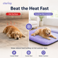 🐶🐱❄️Cooling Gel Mat for Pets Summer Heat Relief Pad Breathable Non-Toxic Cool Sleeping Mat for Dogs Cats