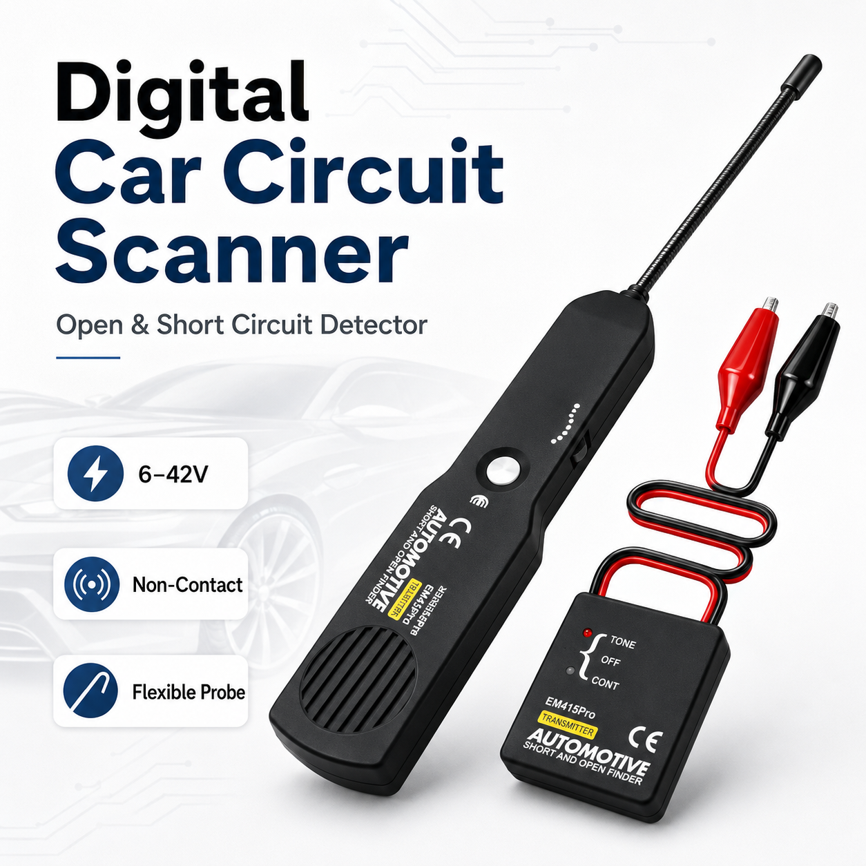 🚗LAST DAY SALE 50% OFF🔥Electrical open and short circuit detector for cars