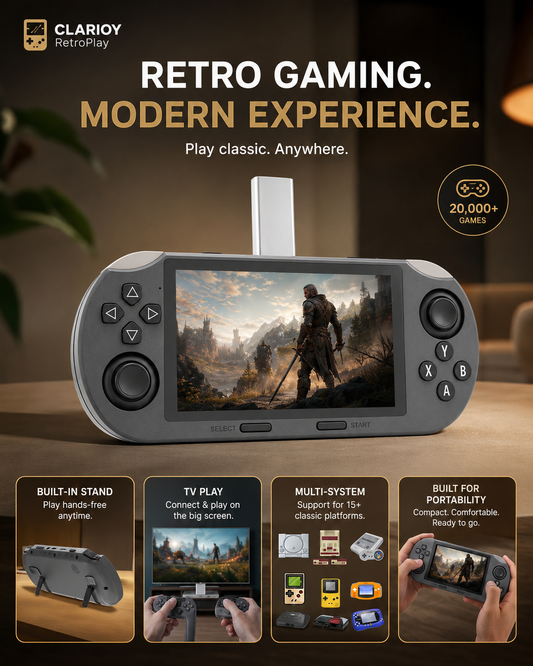 🔥Final Day Promotion-SF3000 Portable Handheld HD Gaming Console Set