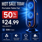 🥳2026 HOT SALE🥳💞50K+ SOLD!💨🌙 50% OFF! Portable Table Fan – 5 speeds, ultra‑quiet, gentle breeze. Perfect for bedroom or office. Stay cool without noise! 😴✨