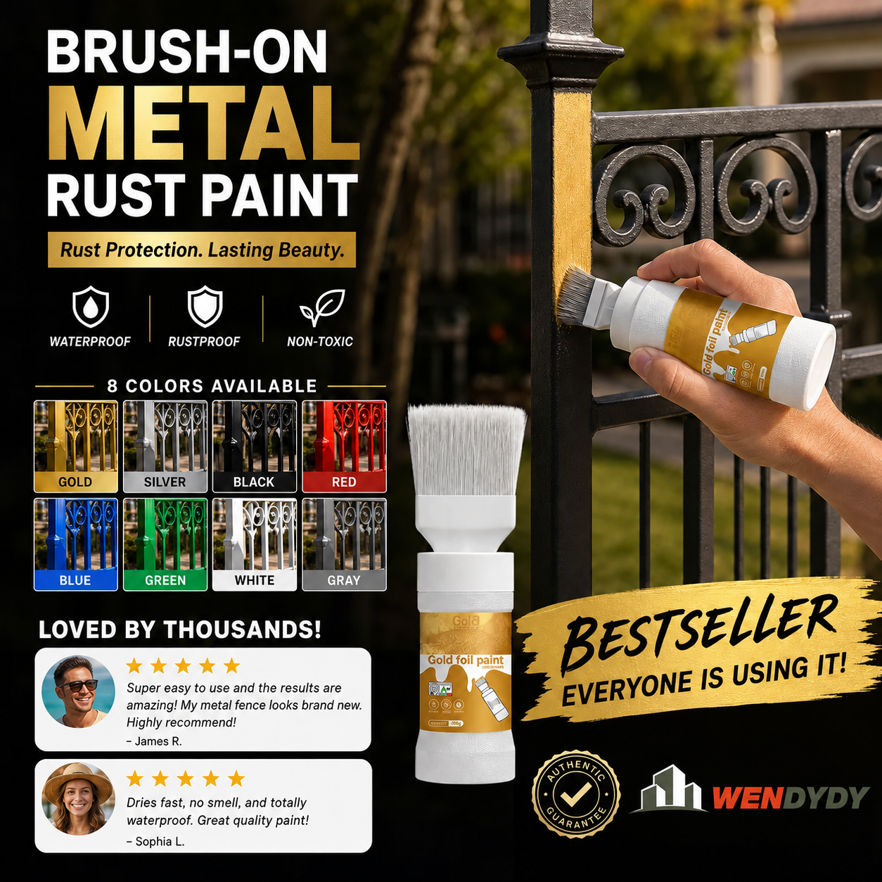 Gold paint