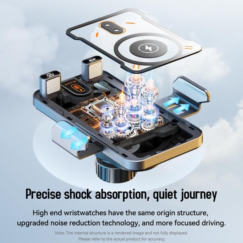 🚗 50% OFF NOW! 📱 2-in-1 Car Phone Holder & Wireless Charger – 360° Rotation, Strong Grip & Fast Charging 🔋