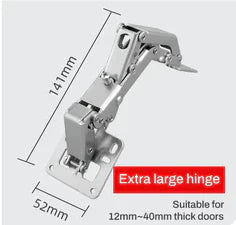 🔥Christmas sale is ending soon🔥Easy installation of bridge-shaped door hinges  -Cabinet hinges