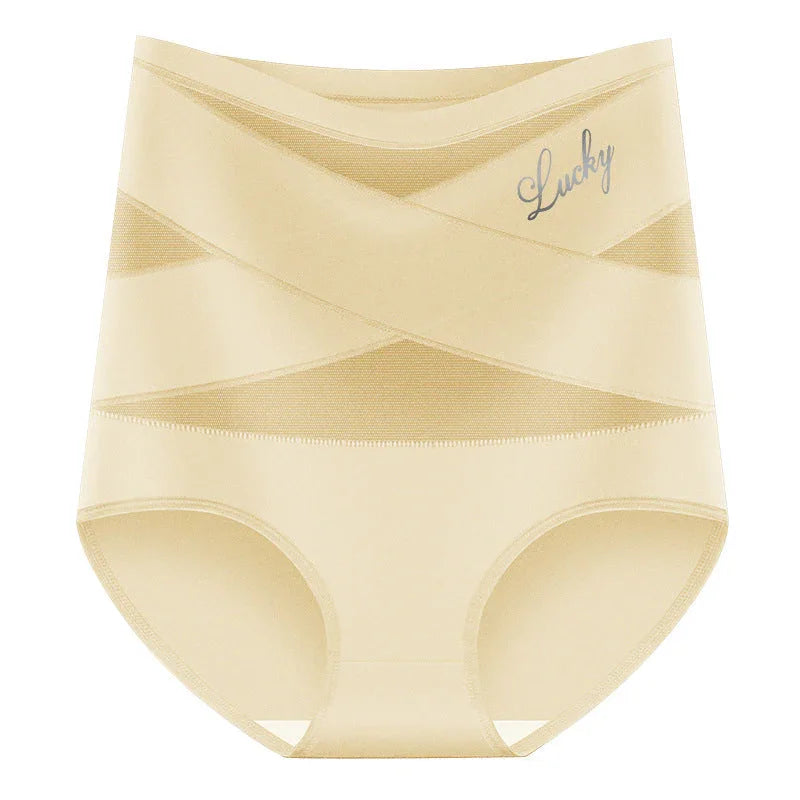 🌸 Last day – Buy 1, get 2 packs ✨ Plus-size high-waisted tummy-shaping crisscross briefs