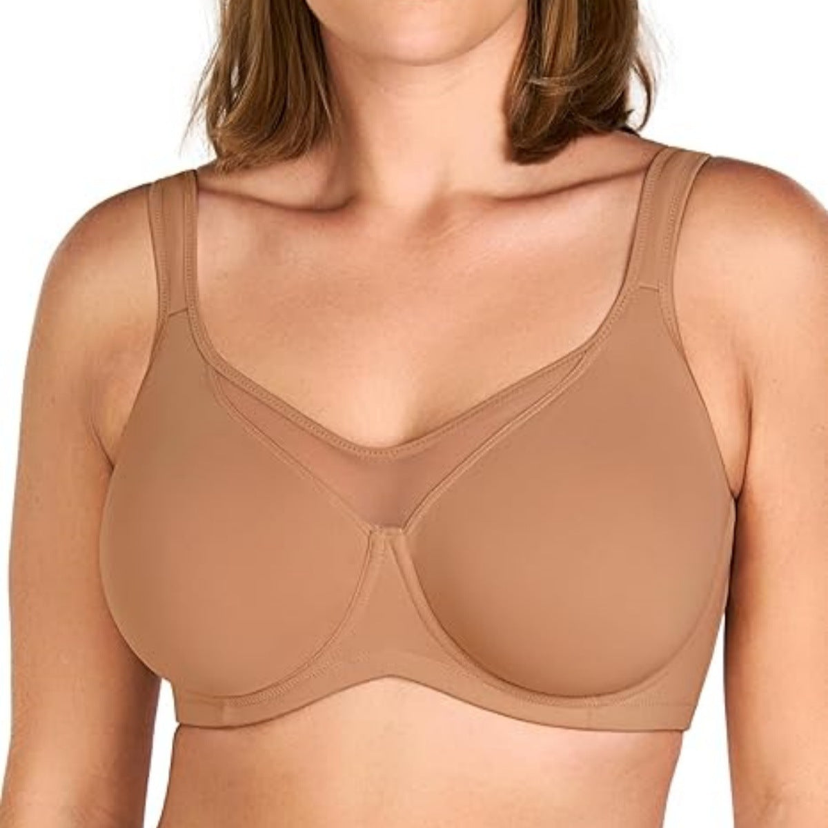 ⏰LAST DAY 64% OFF 💐Women's Elegant Sheer Full Coverage Plus Size Bra, Breathable Mesh Large Size Lingerie, Support Comfort Everyday Bra