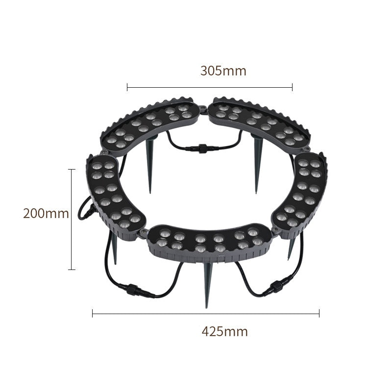 🌳💡 Ring-Shaped Solar Tree Lights – Weatherproof Outdoor Spotlights Ideal for Trees, Pillars, and Gardens