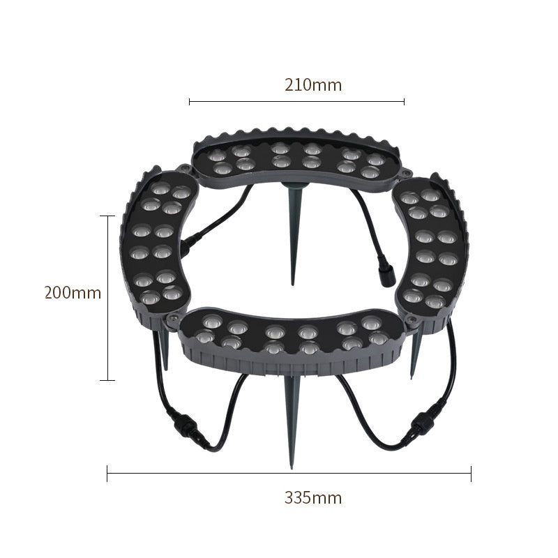 🌳💡 Ring-Shaped Solar Tree Lights – Weatherproof Outdoor Spotlights Ideal for Trees, Pillars, and Gardens