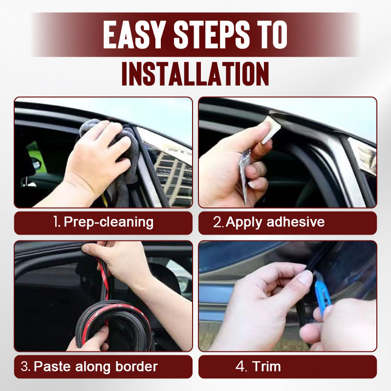 📢2026 Hot Sale 50% off⏰Car Noise Reduction Dust-proof Rubber Seal Strip