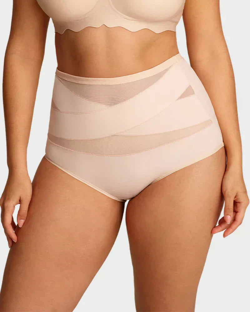 🌸 Last day – Buy 1, get 2 packs ✨ Plus-size high-waisted tummy-shaping crisscross briefs