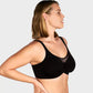 ⏰LAST DAY 64% OFF 💐Women's Elegant Sheer Full Coverage Plus Size Bra, Breathable Mesh Large Size Lingerie, Support Comfort Everyday Bra
