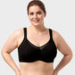 ⏰LAST DAY 64% OFF 💐Women's Elegant Sheer Full Coverage Plus Size Bra, Breathable Mesh Large Size Lingerie, Support Comfort Everyday Bra